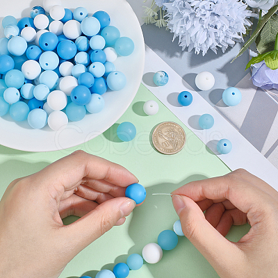 100Pcs Silicone Beads SIL-PA0001-39D-1
