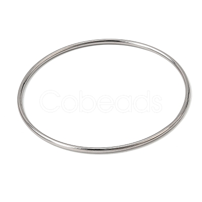 2MM 304 Stainless Steel Bangles for Women SA-CBA37BC-23A-P-1