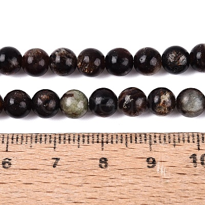 Natural Biotite Beads Strands G-Q616-01B-1