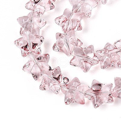 Baking Paint Glass Beads Strands DGLA-N017-01D-1