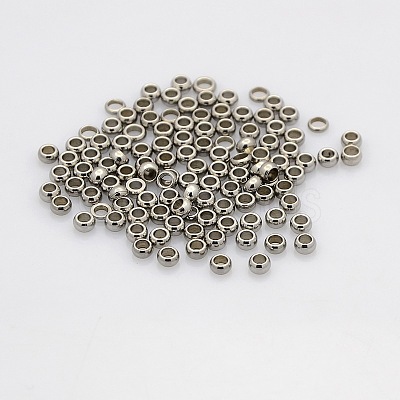 Tarnish Resistant Rondelle 304 Stainless Steel Bead Spacers STAS-N020-01-3.5mm-1