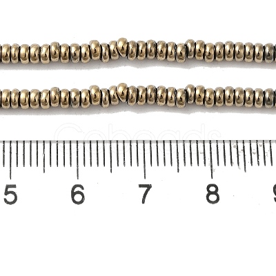 Electroplated Synthetic Non-magnetic Hematite Beads Strands G-I364-I01-01B-1
