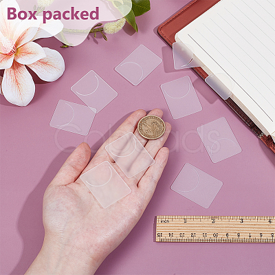 40Pcs PP Plastic Blank Bookmarks AJEW-BC0009-19-1