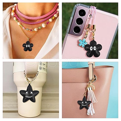 4Pcs 2 Styles Imitation Leather Pendants FIND-YW0007-59-1