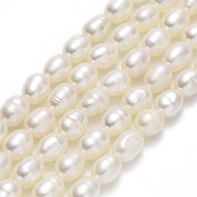 Natural Cultured Freshwater Pearl Beads Strands PEAR-J006-14C-01-1