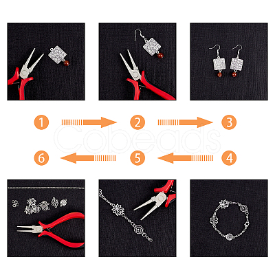 Tibetan Style Alloy Links connectors TIBE-PH0005-14AS-1