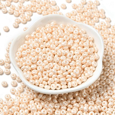 Baking Paint Luster Glass Seed Beads X1-SEED-B001-04A-02-1