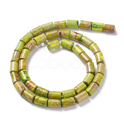 Natural Imperial Jasper Bead Strands G-P444-04D-1