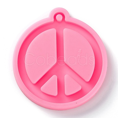 Peace Sign Silicone Molds DIY-I075-01-1