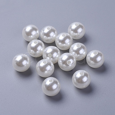 Imitation Pearl Acrylic Beads PL611-22-1