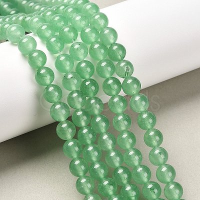 Natural Malaysia Jade Bead Strands G-F342-04-8mm-1