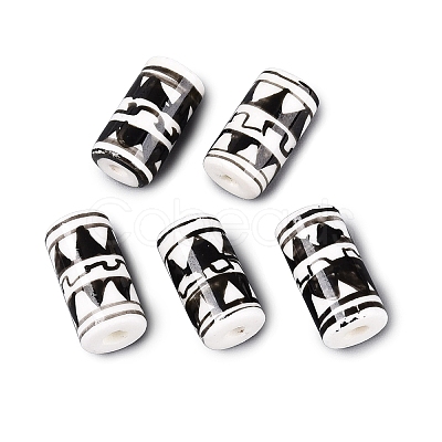 Handmade Porcelain Beads PORC-Q007-02D-1