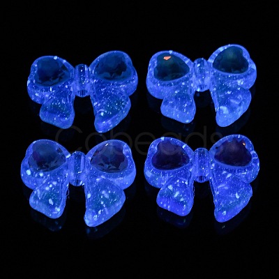Luminous Transparent Acrylic Beads MACR-F080-07-1