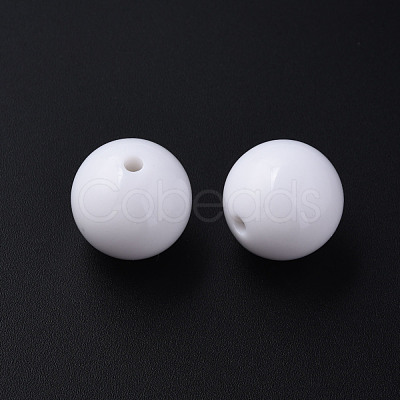 Opaque Acrylic Beads MACR-S370-C20mm-01-1