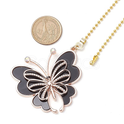 Butterfly Alloy Rhinestone Ceiling Fan Pull Chain Extenders FIND-JF00140-1