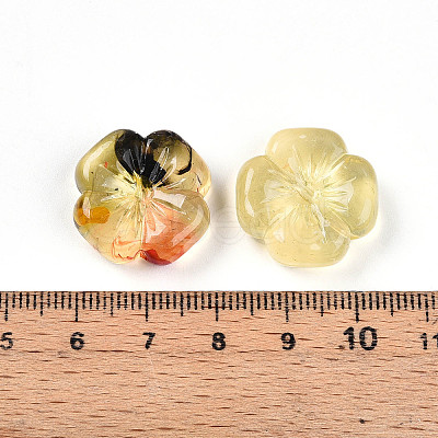 Transparent Acrylic Beads TACR-T028-40F-1
