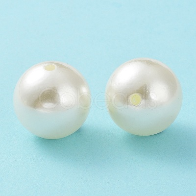 Imitated Pearl Acrylic Beads PACR-24D-12-1