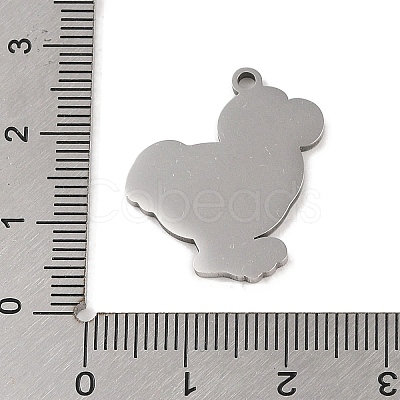 Non-Tarnish 201 Stainless Steel Pendants STAS-C095-27P-1