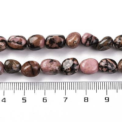 Natural Rhodonite Beads Strands G-G146-A07-01-1