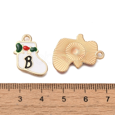 Christmas Theme Alloy Enamel Pendants FIND-M039-01H-1