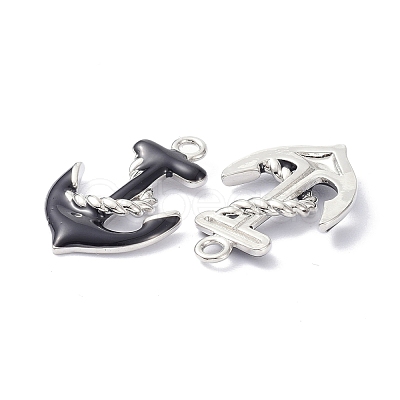 Eco-Friendly Brass Enamel Pendants STAS-C031-01P-1