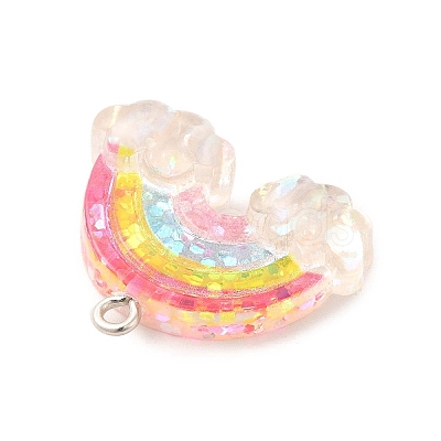 Transparent Resin Pendants LS-X-CRES-B012-01-1