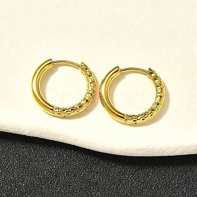 304 Stainless Steel Hoop Earrings for Women EJEW-M068-16A-G-1