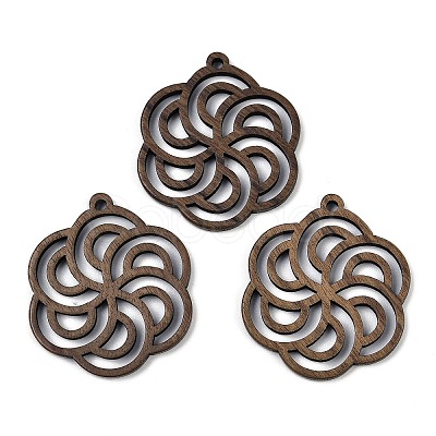 Walnut Wood Pendants WOOD-A025-02-1