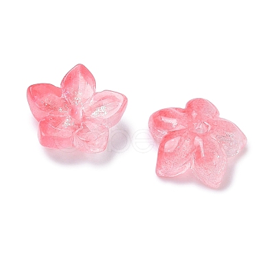 Dyed & Heated Glass Bead Caps X-GLAA-Z019-02M-1