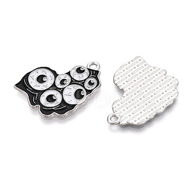 Halloween Theme Alloy and Enamel Pendants ENAM-T021-31C-01P-1