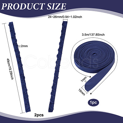 1 Set Women's Wedding Dress Zipper Replacement DIY-BC0009-93B-1