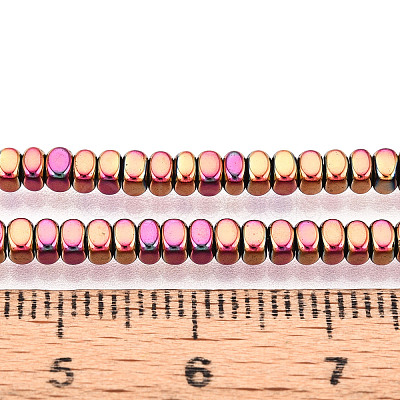 Electroplated Synthetic Non-magnetic Hematite Beads Strands G-T139-61G-1