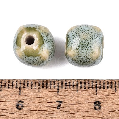 Vintage Handmade Porcelain Beads PORC-N013-18-10-1