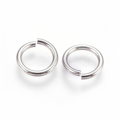 Tarnish Resistant 304 Stainless Steel Saw Cut Open Jump Rings STAS-P212-25P-10-1
