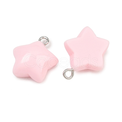 Opaque Resin Pendants RE-CBAF00C-11-1