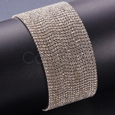 Brass Rhinestone Strass Chains CHC-T001-SS6-01S-1