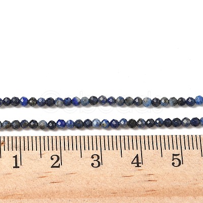 Natural Lapis Lazuli Bead Strands G-G936-2mm-22-1