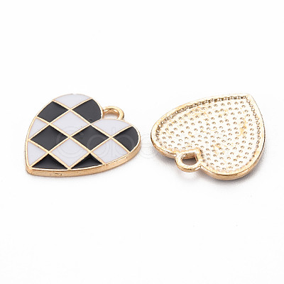 Alloy Enamel Pendants X-ENAM-S121-176D-RS-1