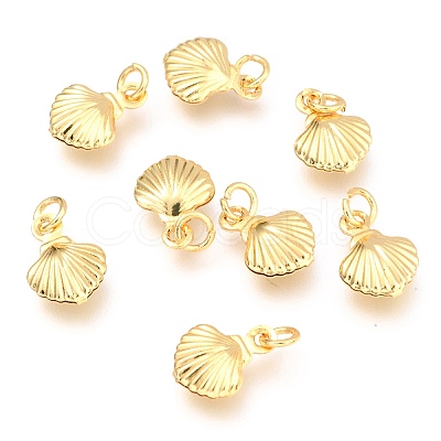 Brass Charms X-KK-B024-10G-1