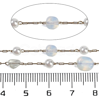 Ion Plating(IP) 304 Stainless Steel Paperclip Chains CHS-D037-01I-1