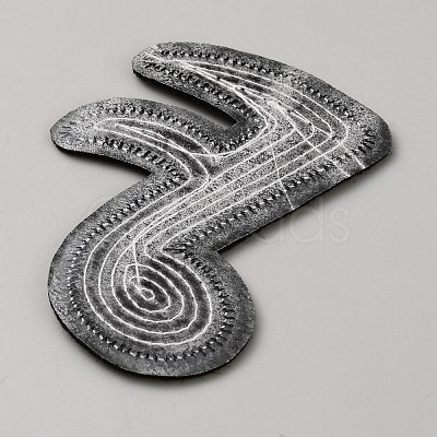 Polyester Clothing Patches PATC-WH0028-022A-1
