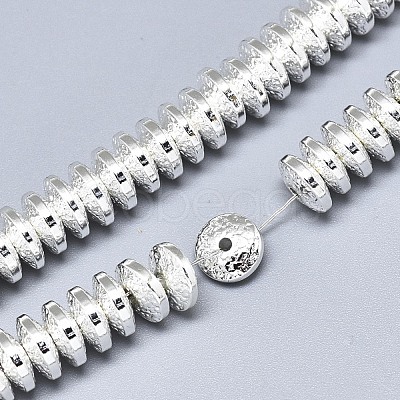Electroplate Non-magnetic Synthetic Hematite Beads Strands G-S372-001-01S-1