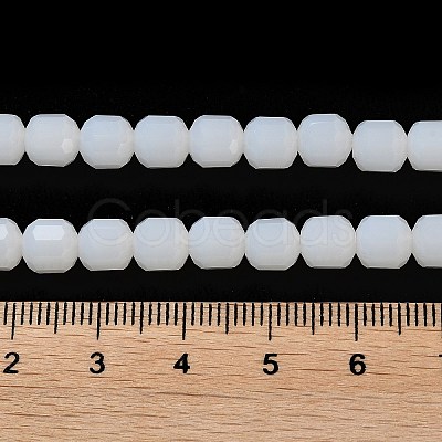 Imitation Jade Glass Bead Strands GLAA-G112-02C-1