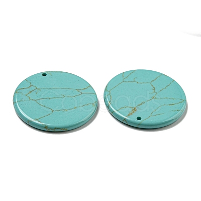 Synthetic Turquoise Pendants G-B071-01E-1