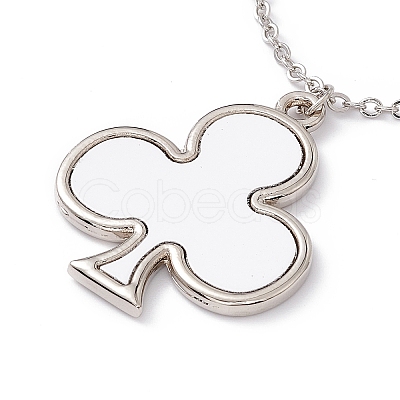 Sublimation Blank Aluminum Pendant Necklace LS-NJEW-E020-02P-04-1