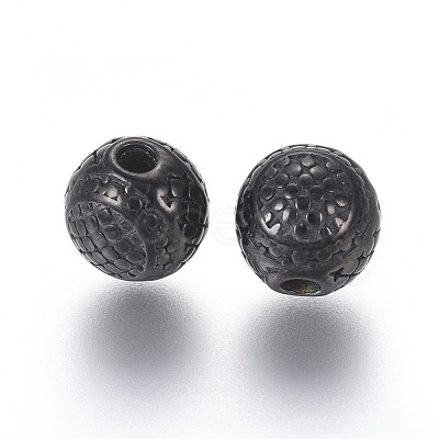 304 Stainless Steel Beads STAS-I120-78B-1