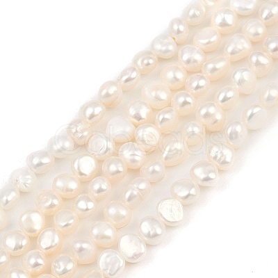 Natural Cultured Freshwater Pearl Beads Strands PEAR-P064-19D-05A-1