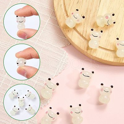 10Pcs Handmade Bumpy Lampwork Beads LAMP-SZ0001-66A-1