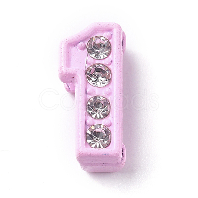 Alloy Rhinestone Slide Charms PALLOY-WH0070-23A-1