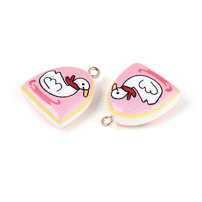 Printed Acrylic Pendants OACR-T030-43B-1